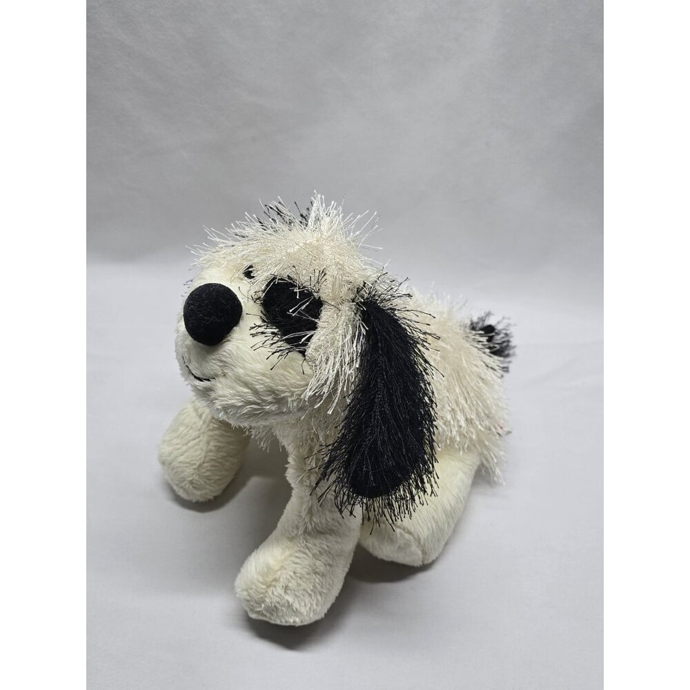 Ganz Webkinz Black And White Cheeky Dog Toy NO CODE